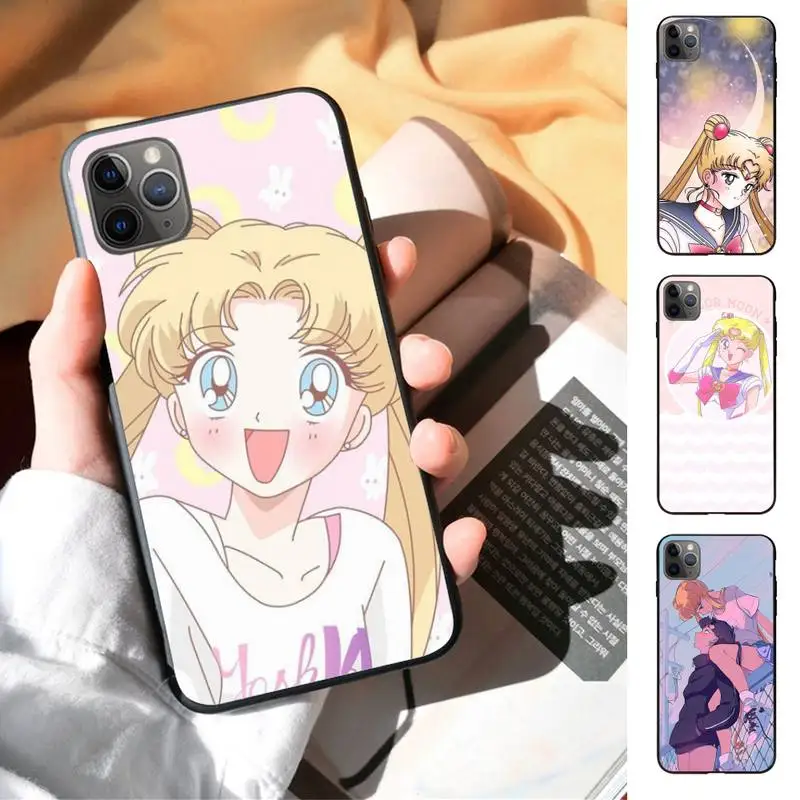 Чехол с рисунком для IphoneX XS 11 11Pro 5 5s SE 6 6s plus 7 8 2020 чехол Harajuku Сейлор Мун Coque телефона