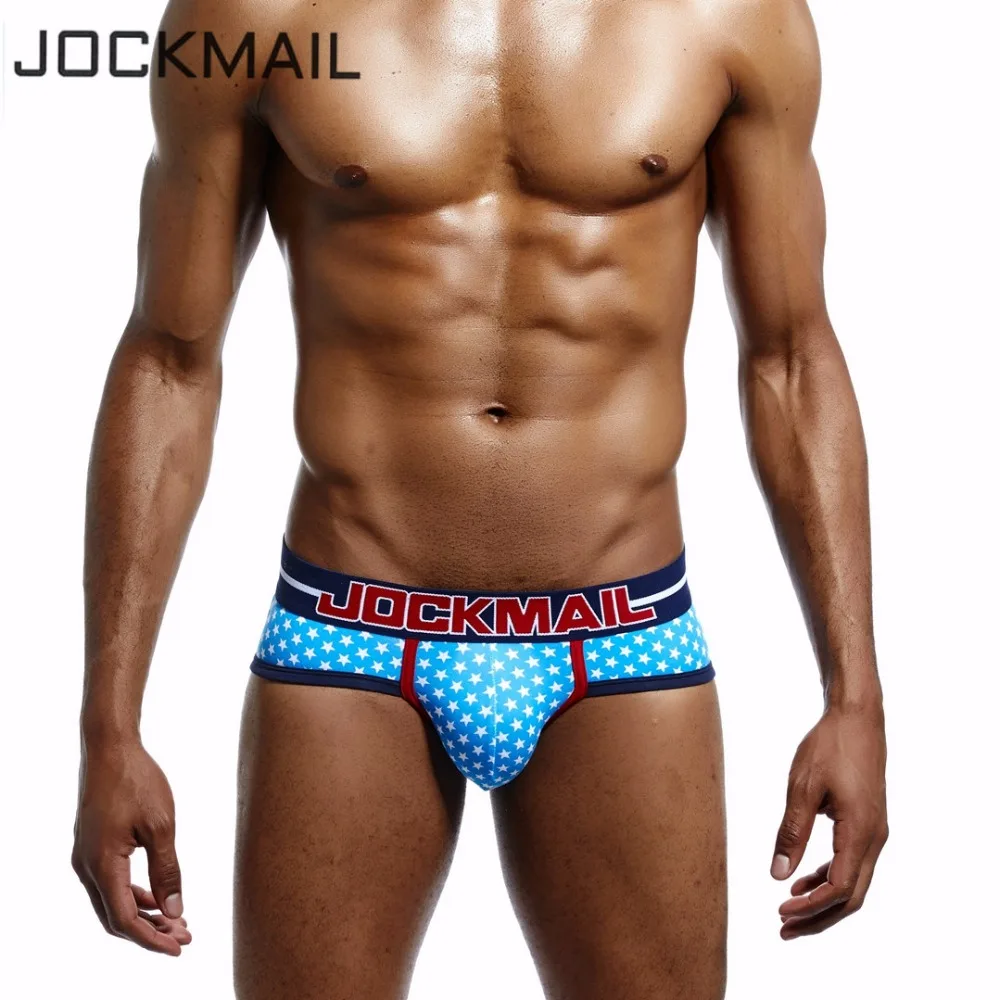 JOCKMAIL 2018 Новое хлопковое Звездное сексуальное Брендовое Мужское нижнее белье