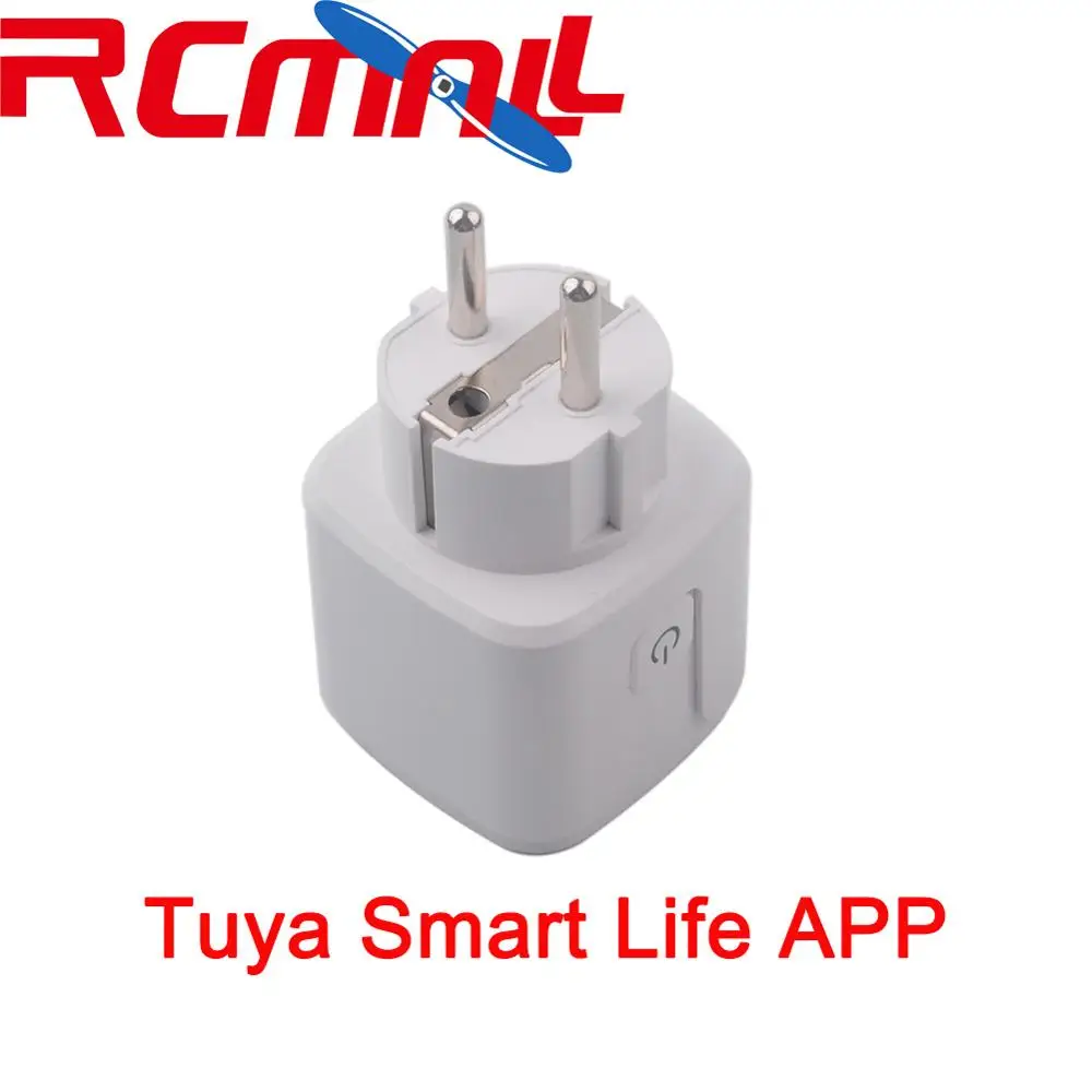 Wifi Smart Plug Tuya Life APP Works with Alexa Google Assistant IFTTT for Voice Control Mini Switch Timer RCmall | Безопасность и