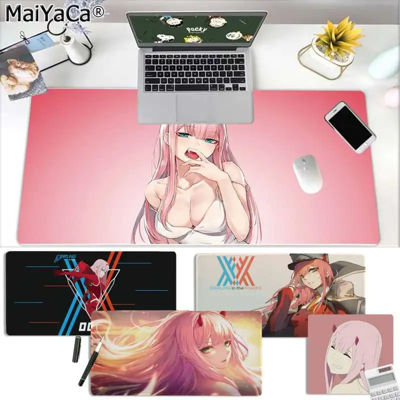 MaiYaCa мой любимый аниме Дарлинг в офисе FranXX мыши геймер мягкий коврик для