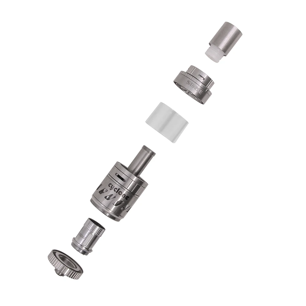 Original Sense Cyclone sub ohm vape tank Pyrex Glass sense 5ml 150W 0.6ohm&0.2ohm Ni200 Top Refilling sense cyclone Atomizer (1)