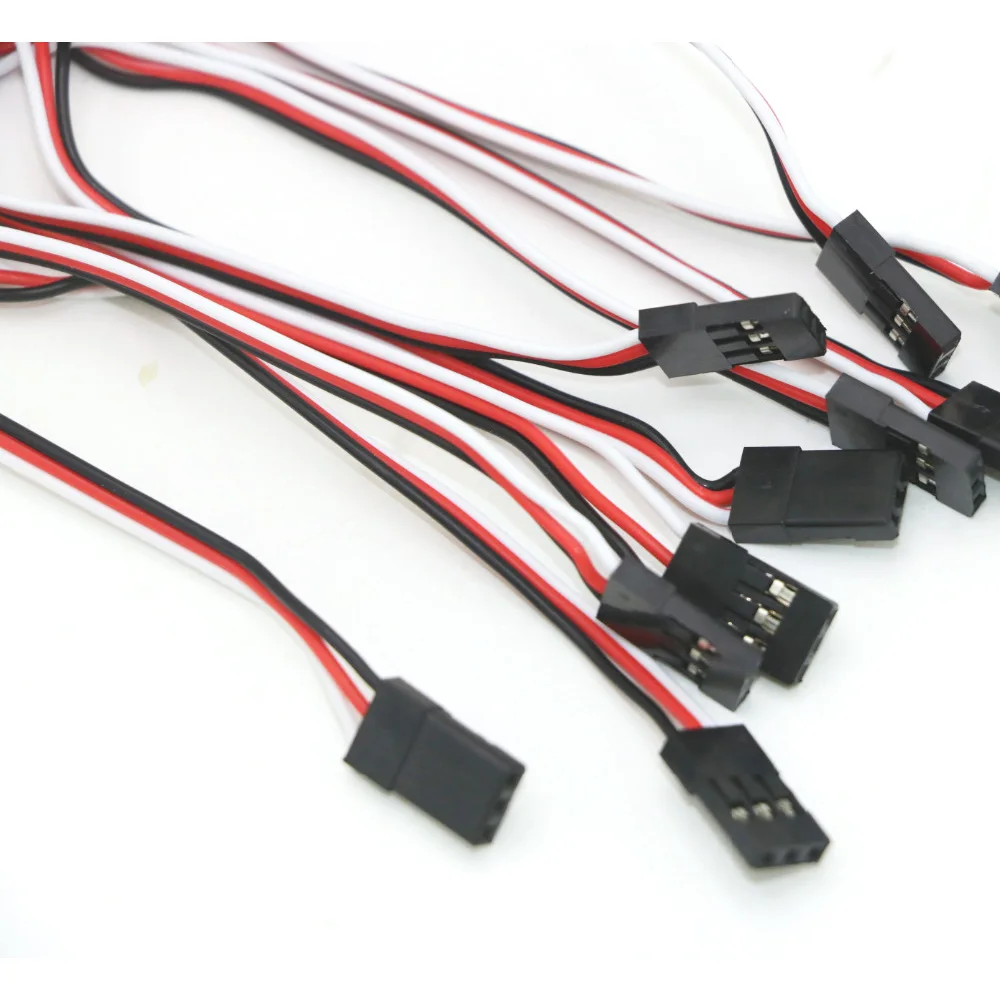 10 Stks/partij 10Cm 15Cm 30Cm 50Cm 100Cm Rc Servo Verlengsnoer Cable 150Mm lead Jr Groothandel