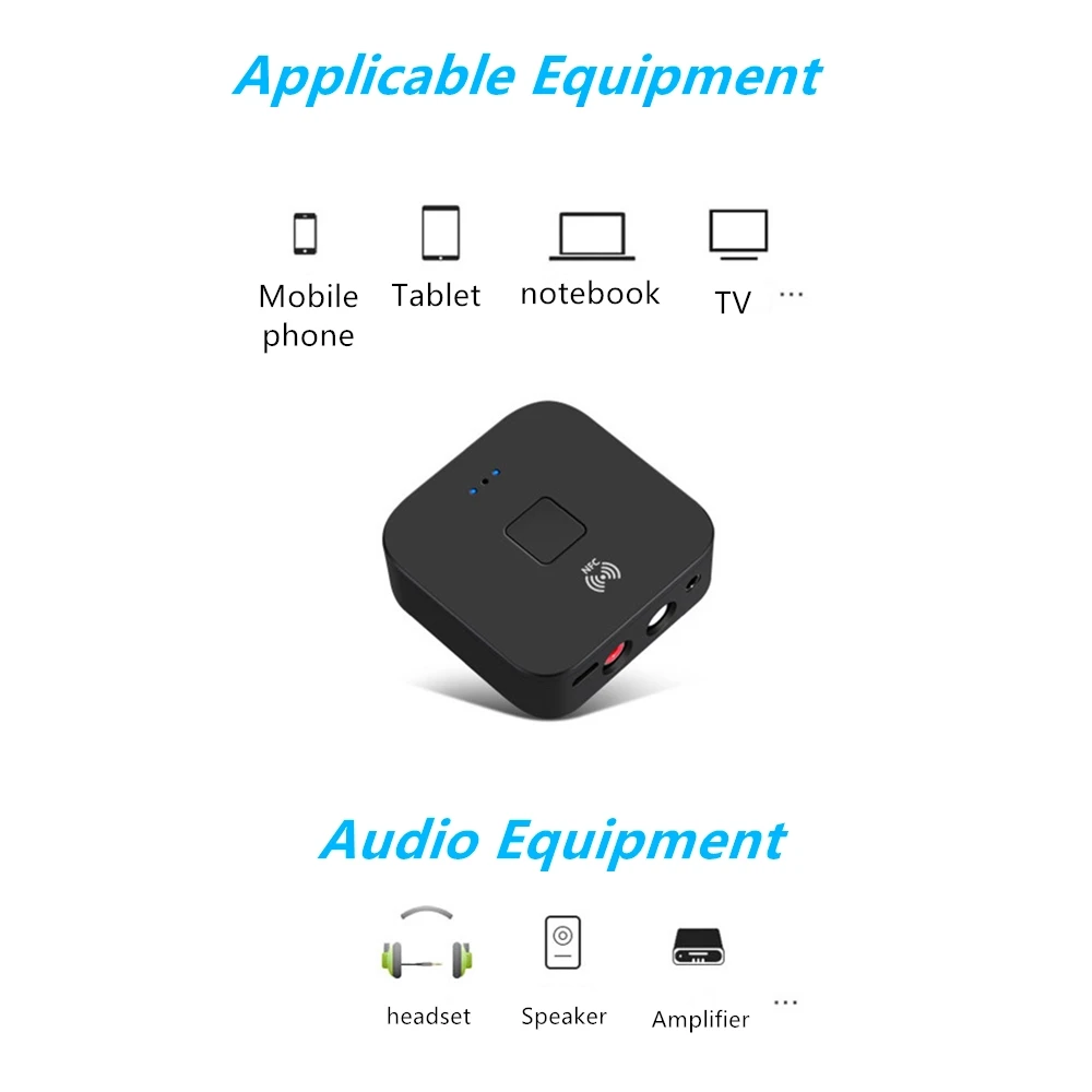 NFC Bluetooth 5.0 Audio Receiver RCA 3.5mm HIFI CD Lossless Sound Quality Wireless Stereo Music Adapter For TV Car Speaker bluetooth adapter,bluetooth audio receiver,bluetooth transceiver adapter,audio adapter,bluetooth aux adaptor