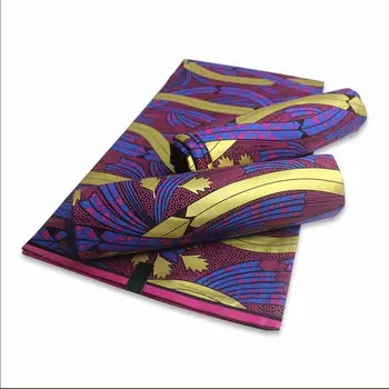 

Wholesale price! 2020 Hot Selling Newest design 100% cotton african wax Nigeria wax veritable Ankara golded wax 6yards/pcs