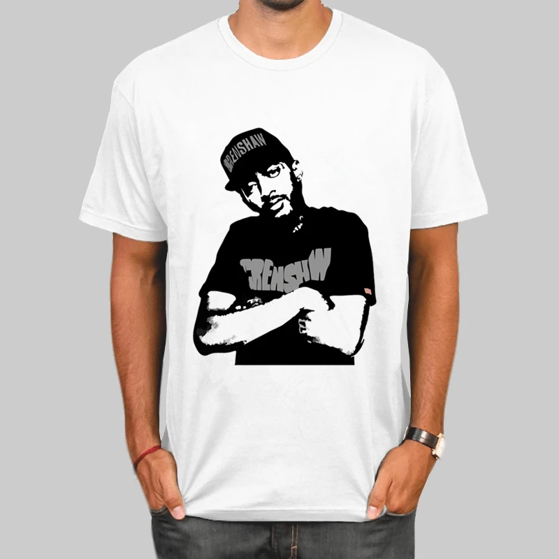Nipsey Hussle футболка Летняя для мужчин футболки Рэппер Nipsey отдых в небесах хип хоп футболки Harajuku Топ уличная одежда