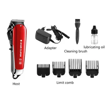 

Professional Electric Hair Clippers Beard Trimmer Barber Grooming Kit Rechargeable Cordless Haircut Machine Cutting Shaver