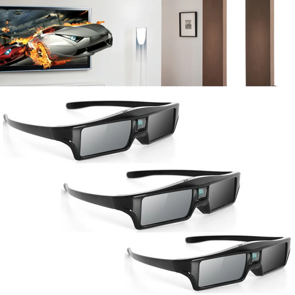 3 шт. оригинальные 3D Активные Bluetooth-очки с затвором для замены Samsung sony 3dtvs