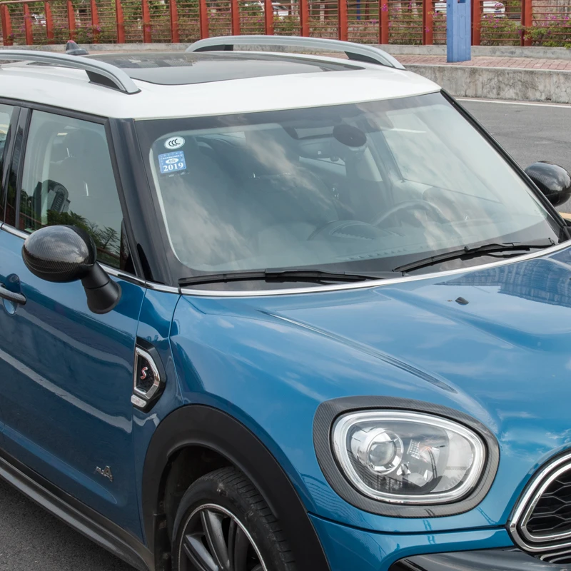 Углеродное волокно зеркало заднего вида украшения в виде ракушки для BMW MINI Cooper F54