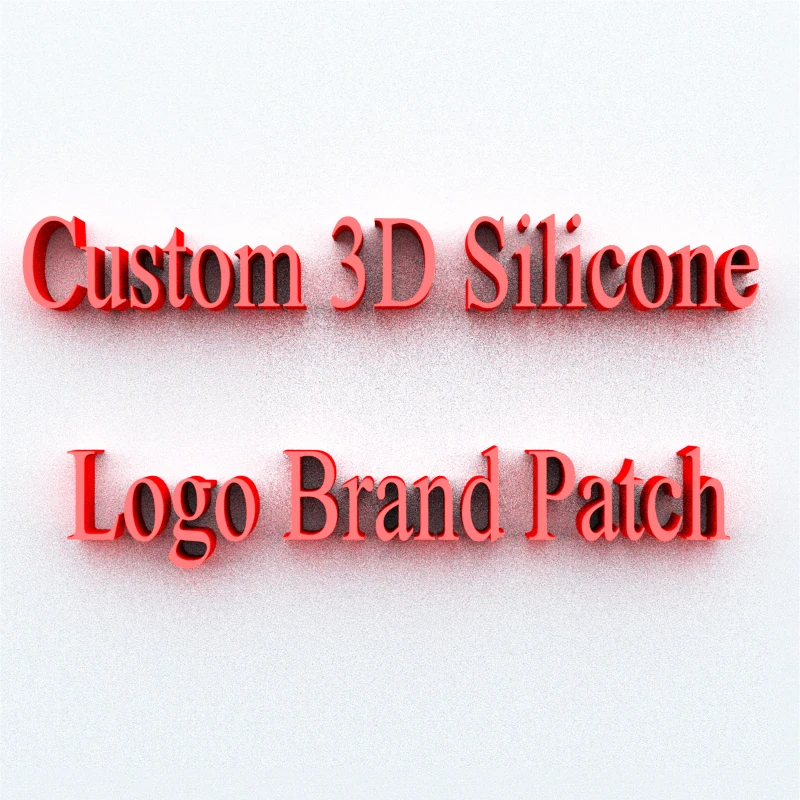 Custom Brand Patches 3D Silicone Sticker Hot fix logo Iron On Patch Fashion DIY Decoration | Дом и сад