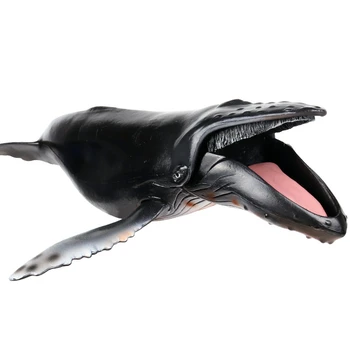 

Ocean Sea Life Animals Humpback Whales Animal Model Action Figures Pvc Figurines Underwater World Simulation Models Toys
