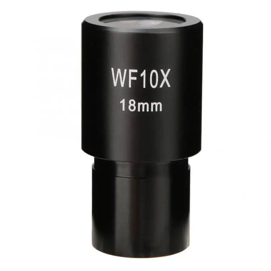 Окуляр микроскопа WF10X/18 мм Биологический микроскоп широкоугольный окуляр оптические линзы со шкалой