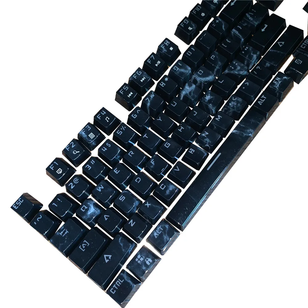 104 double sided ABS granite dolch keycap OEM Two color forming oem keycaps