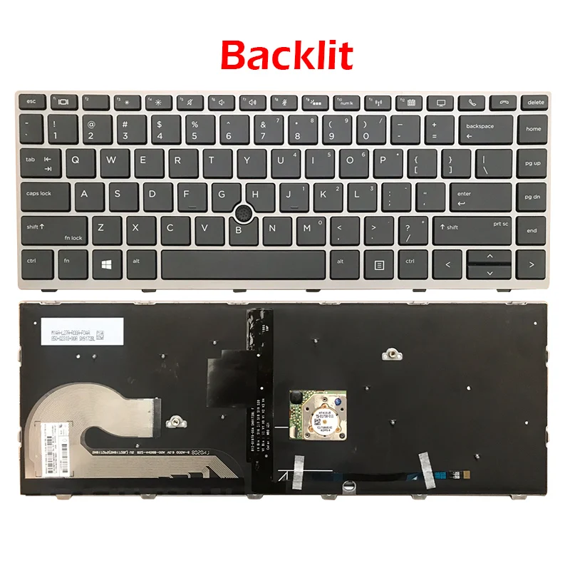 

NEW For HP EliteBook 840 G5 846 G5 745 G5 Laptop US Backlit built-in keyboard with Mouse Point L14378-001 L11307-001