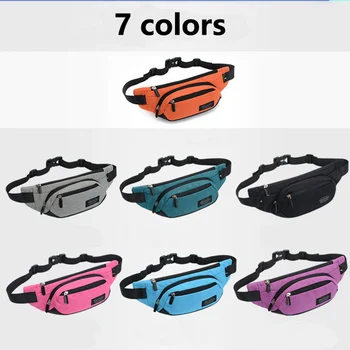 

1 Piece Nylon Waist Bag Ladies Belt Luxury Brand Fashion Waterproof Nylon Chest Strap Handbag Women Fanny Pack Men Waist Pack
