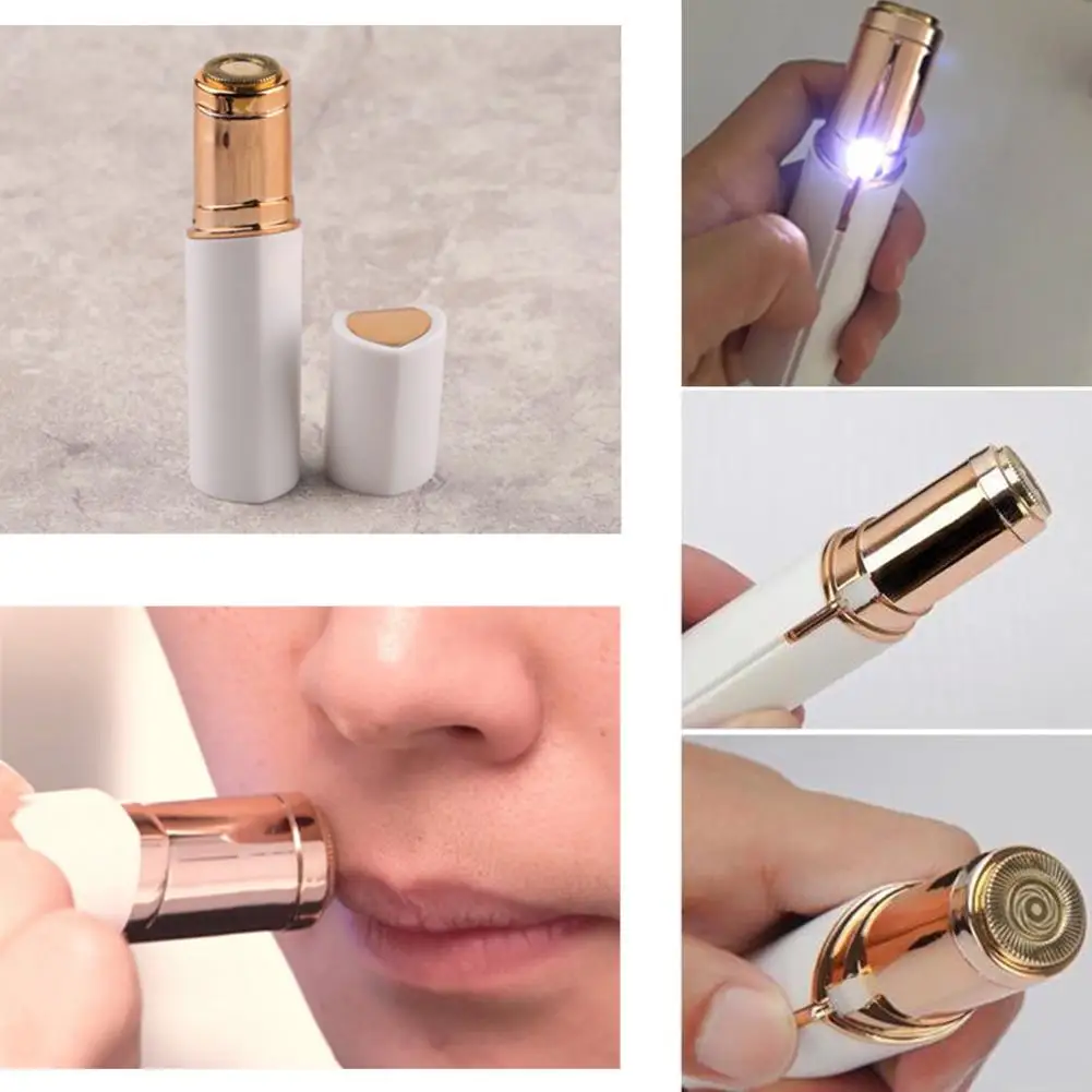 

1pc New Mini Electric Body Facial Hair Remover Face Depilator Defeatherer Fashion Removal Body Face Neck Leg Remover for Women