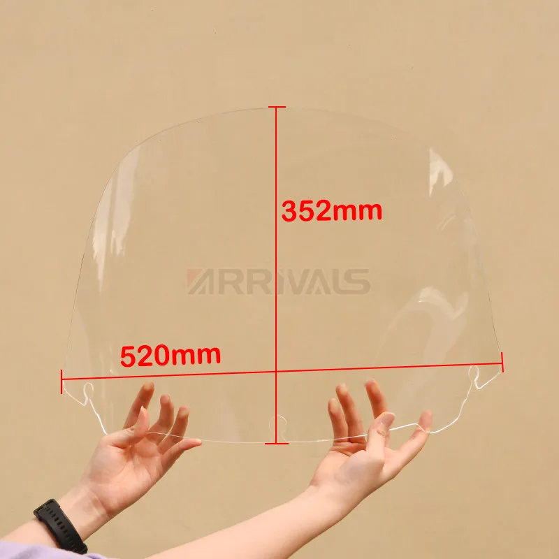 12 Inch Clear Windshield For Harley Touring Electra Glide & Ultra Classic (1996-2013) - High Quality Plastic-988036