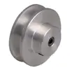 31x15 ilver Aluminum Alloy Single Groove 5MM 6MM 7MM Fixed Bore Pulley for Motor Shaft 3-5MM PU Round Belt ► Photo 2/3