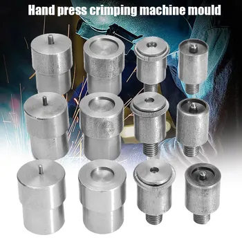 

4pcs/ Set Snap Button Dies Mould Set Hand Pressing Machine Replacement Parts S7 #5