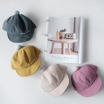 

Baby Baseball Cap Summer Sun Hats Cotton Lovely Ball Letter Peaked Cap Kids Boys Girls Spring Autumn Hats