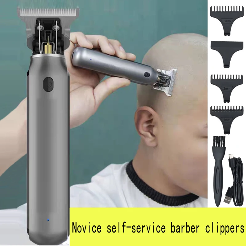 hair cut with trimmer