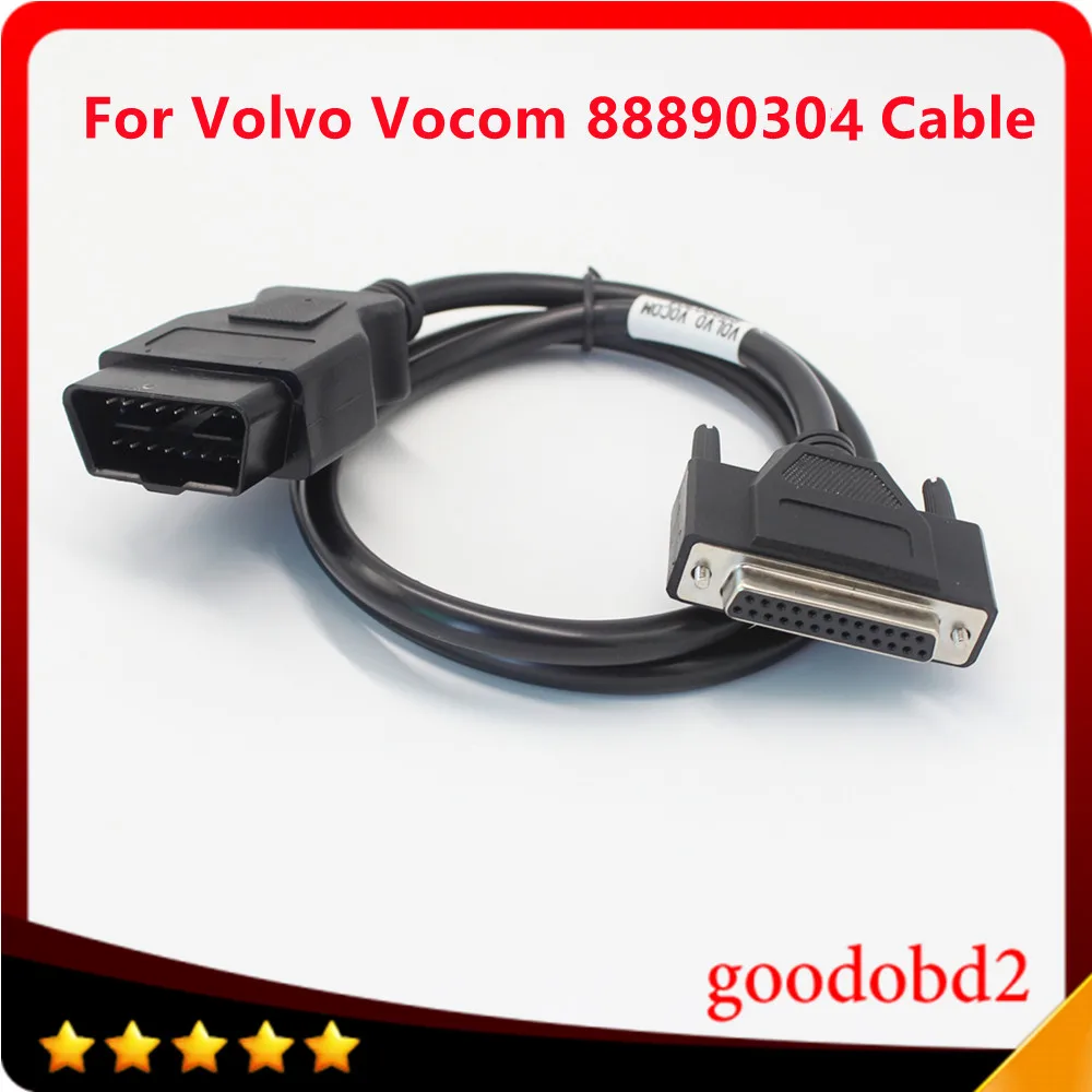 For-Volvo/Renault/Mack Truck Diagnostic Cable for-Volvo Vocom 88890304+PTT Premium Tech Tool for-Volvo Vcads 88890304 Vocom