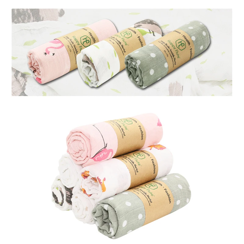 120x120cm Muslin Squares 100 Muslin Cotton Baby Wrap Cloth Blanket