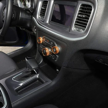 

Accessoires A/C Radio Control Knob Trim Ring Decor For Dodge Challenger/Charger 15+ 3pcs Volume Switch