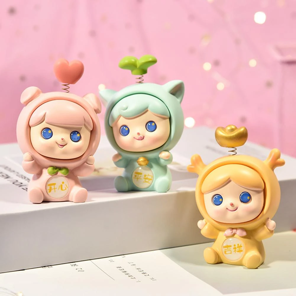 車の装飾小人形ジュエリーヘッド人形誕生日ギフトpvcアクションフィギュア漫画ヘッド女の子固定接着剤 Action Figures Aliexpress