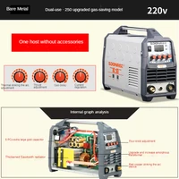 Portable Tig Welder 220V Power WS-200A 250A Pulse Tig Arc 2 In 1 Professional Tig Argon Gas Welding Tig Welding Machine 1