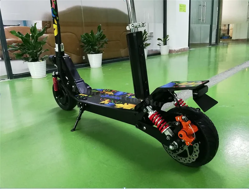 Daibot Folding Electric Bike Adults 2 Wheels Electric Scooters Electric Scooter Seat With Double SuspensionBrake System (7)