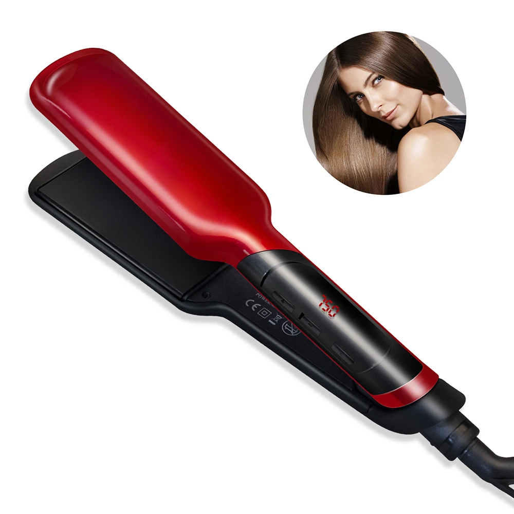

Hair Iron Straightening Flat Iron Hair Straightener Curler Professional Corrugated Iron Tongs Hair Styler Styling Tools