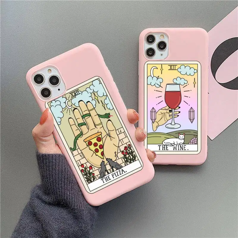 Новый эстетическое искусство пиццы кофе для мобильного телефона чехлы iphone 12 11 Pro