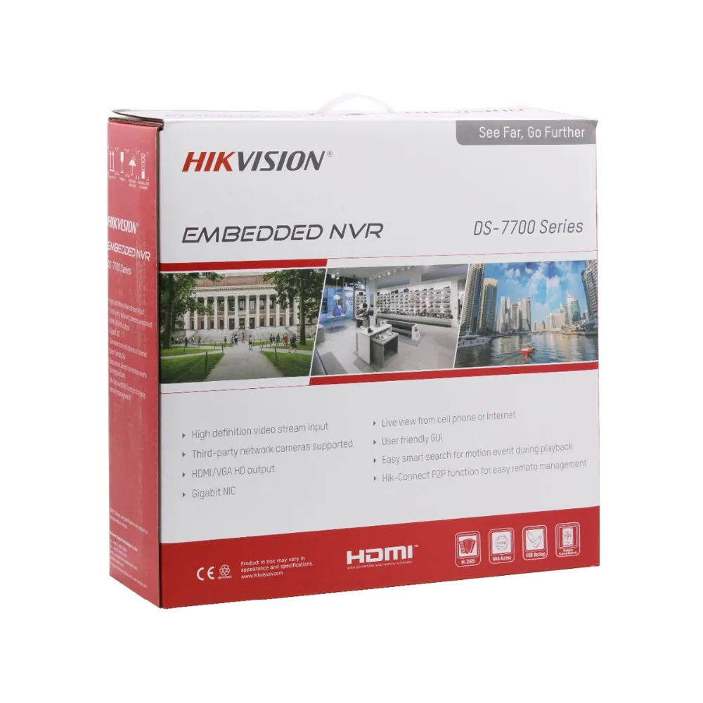 Сетевой видеорегистратор Hikvision 16/32 каналов POE NVR 32/16 P 16 портов PoE Поддерживает