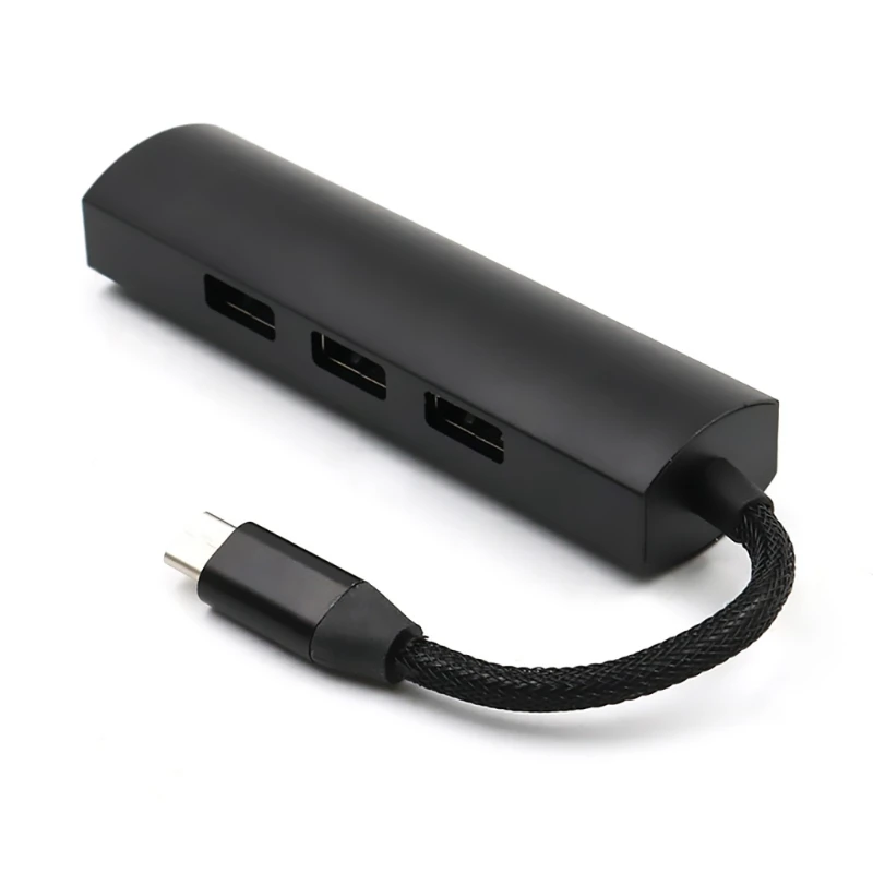 Сплав Тип C на 4 порта USB 3,0 концентратор адаптер для Macbook Pro Google ChromeBook PC