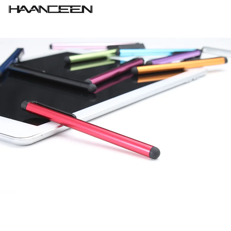 

10pcs/lot Capacitive Touch Screen Stylus Pen for IPhone IPad IPod Touch Suit for Other Smart Phone Tablet Metal Stylus Pencil