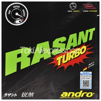 

Andro RASANT TURBO Table Tennis Rubber Pips-In Original ANDRO RASANT Ping Pong Sponge