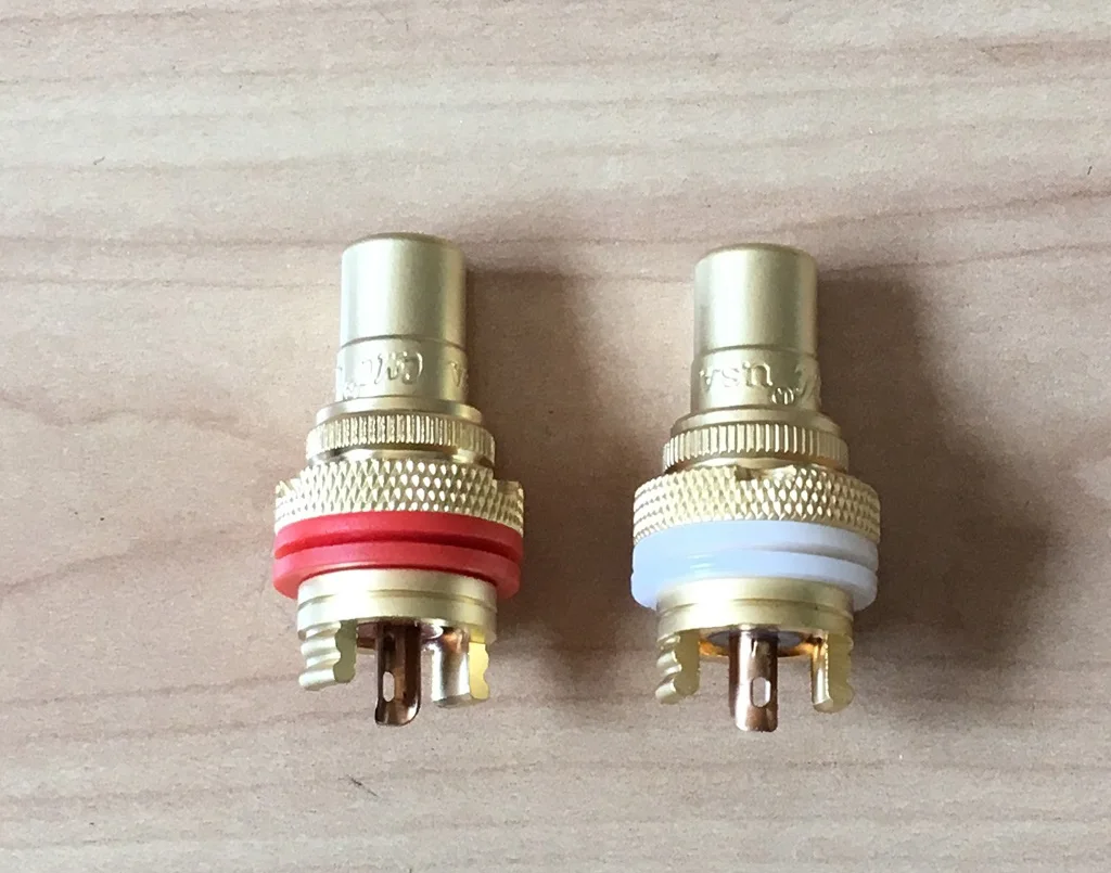 

RCA Seat все покрытые медью RCA гнездо красный, белый пара цена