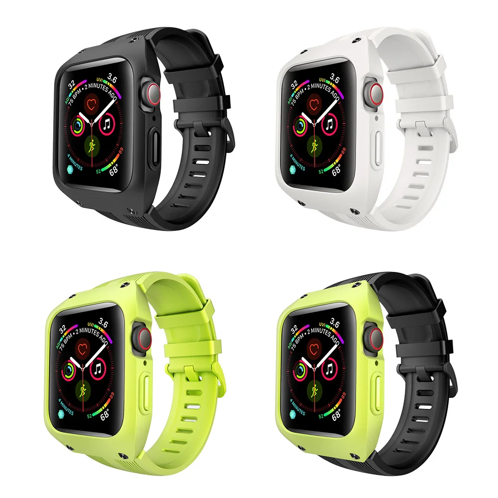 

Applicable APPLE Watch Split Protective Case Silicone Protective Sleeve Apple Watch Case Watch Strap