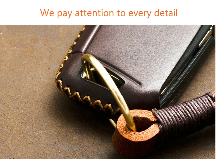 1 шт. чехол для ключей из натуральной кожи для Golf 7 MK3 MK7 Bora MK2 MK4 Polo Tiguan Passat B5 аксессуары