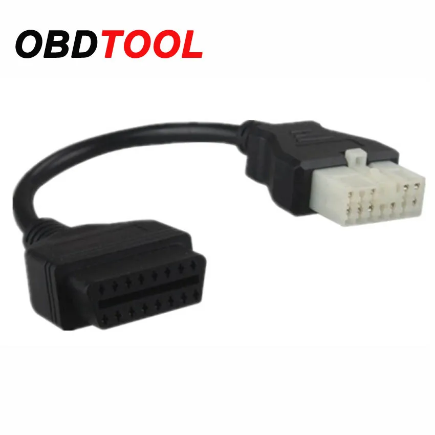 Адаптер OBD2 для Mitsubishi/Hyundai диагностический кабель с 12-контактным штекером на