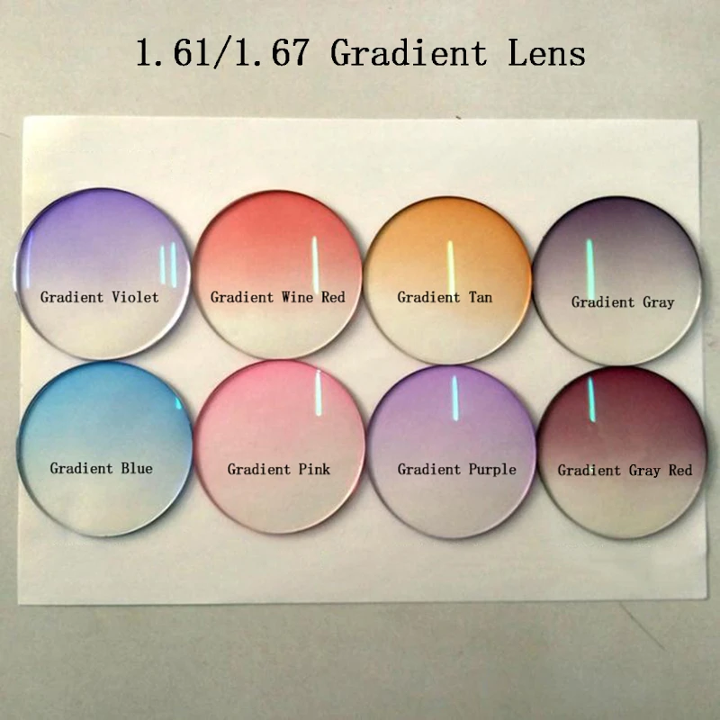 Myopia Gradient Glasses Lens Gradient Lens Eyeglasses Prescription