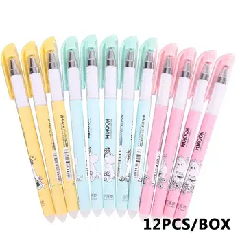 

Writing Pen Erasable Gifts Calligraphy Kids Signature 12PCS/Set 0.38mm Novel Durable Roller Ball Pen Office Stationery Student