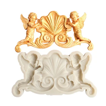 

Silicone Fondant Mold European Fairy Cake Decorating DIY Chocolate Sugarcraft Baking Mould Tool