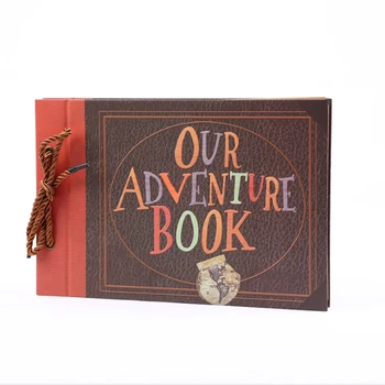 

New DIY Vintage Photo Album Scrapbook Our Adventure Book Memory Anniversary Gift