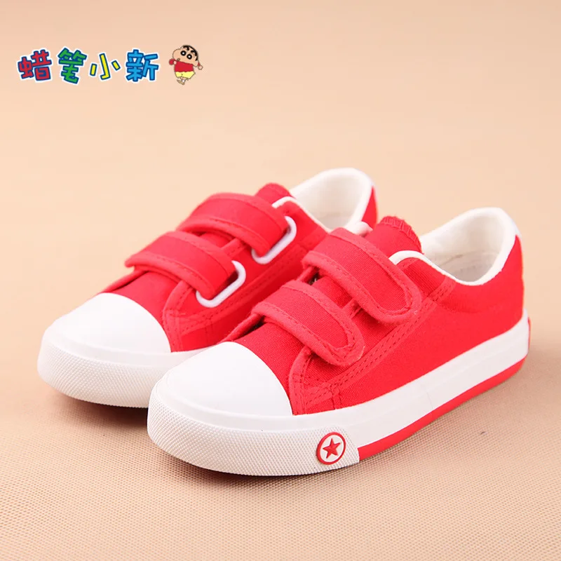 

Crayon Brand CHILDREN'S Shoes 2019 Autumn BOY'S Girls Canvas Sneakers Games Solid Color White Shoes Sneakers