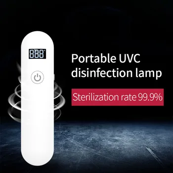 

uvc germicidal lamp with timer rechargeable with battery uvc ultraviolet lamp uv sterilizer 5v UVC Disinfection light dropship
