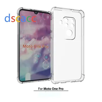 

DSCACC Air Cushion Shock TPU Button Cover Case for Moto one Pro G7 Z4 Play P40 G7 P30 Note One Power P30 Play One E5 100pcs