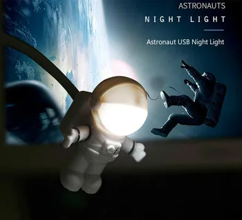 

Nordic Style Creative Astronaut Model Night Light Desk Simple Furnishings Room TV Cabinet Decorative Ornaments