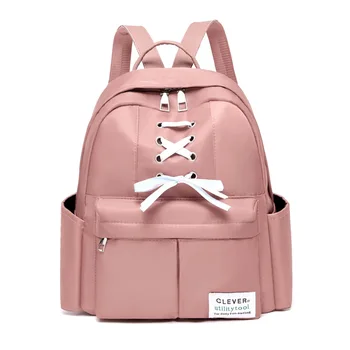 

Backpack Women's New Fashion Bow Student Backpack Outdoor Flow Travel and Play Backpack