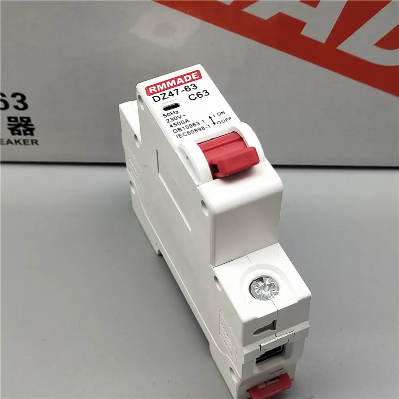 AC220V-400V DZ47 1P 6A/10A/16A/20A/25A/32A/40A/50A/63A/80A/100A/125A Мини автоматический выключатель вырез миниатюрный Бытовой Воздушный выключатель
